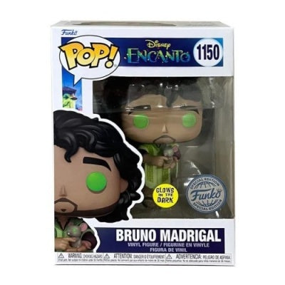 Funko POP! Disney Encanto #1150 Bruno Madrigal GITD Special Edition + PROTECTOR!