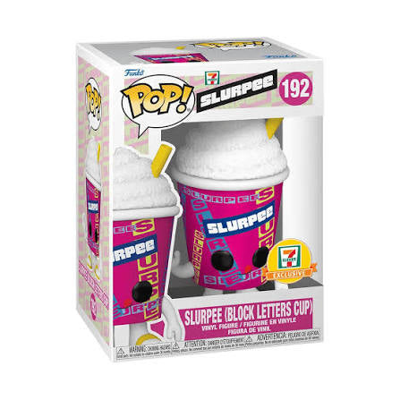 Funko Pop! 7-Eleven Slurpee (Block Letters Cup) 192 Figure + Pop Protector