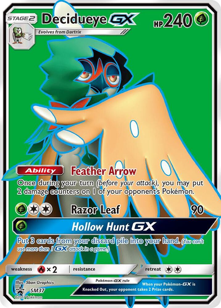 Pokemon TCG! Decidueye GX - SM37 - SM Promos (SMP)