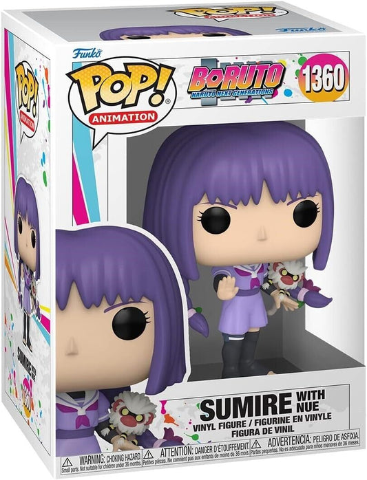 1360 Funko - POP Animation: Boruto - Sumire with Nue Funko PoP! + PoP Protector