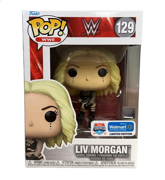 Funko Pop! WWE Liv Morgan 129 Walmart Exclusive + Free Protector