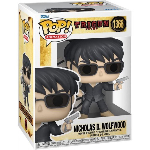 Funko POP! Animation: Trigun - #1366 - Nicholas D Wolfwood + PROTECTOR!