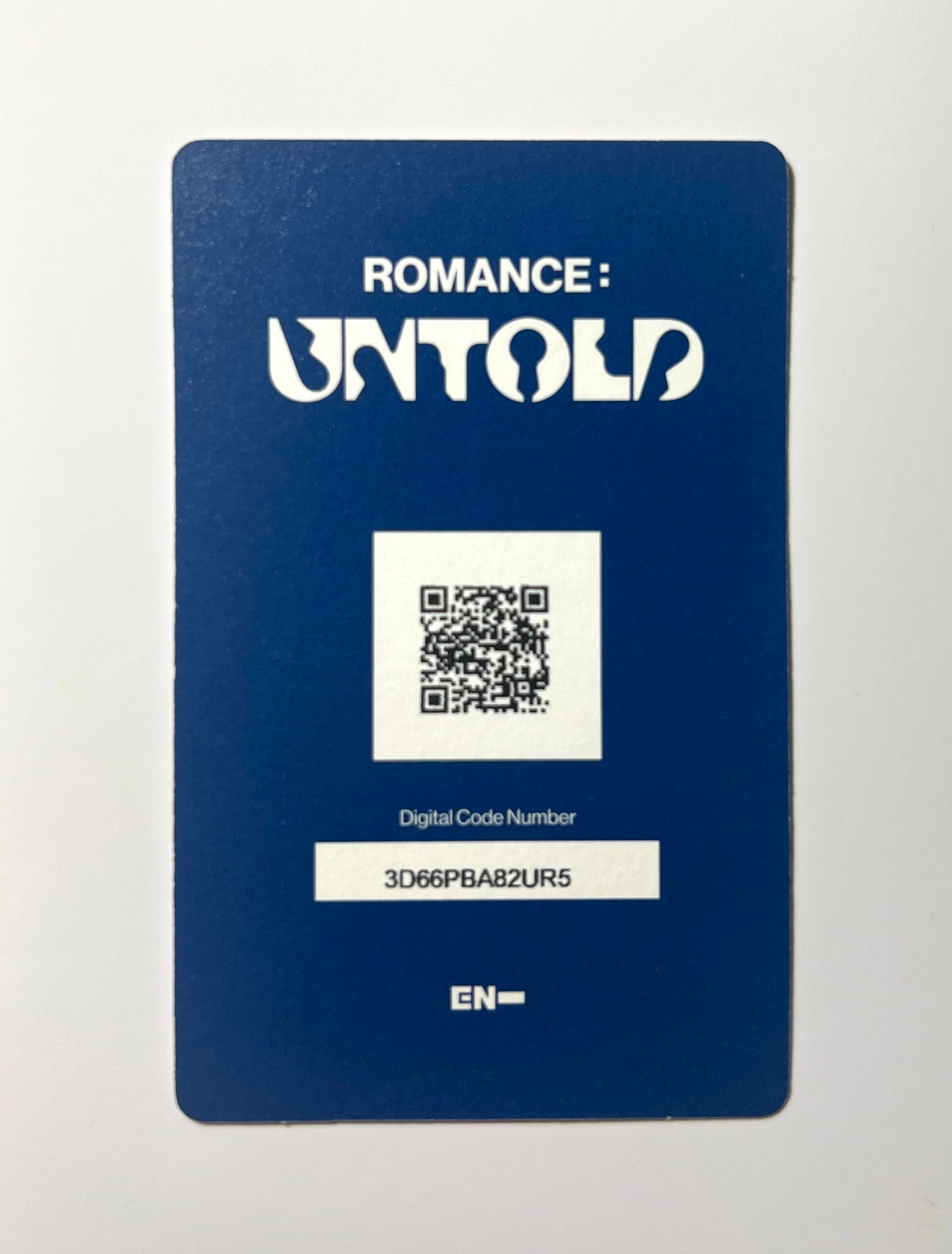 K-pop Enhypen Unit OT7 Group Photo Romance : Untold Weverse Album Ver Official Photocard