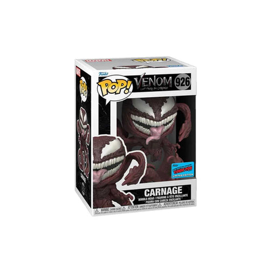 FUNKO POP! Venom #926 - Carnage NEW YORK COMIC CON + Protector!