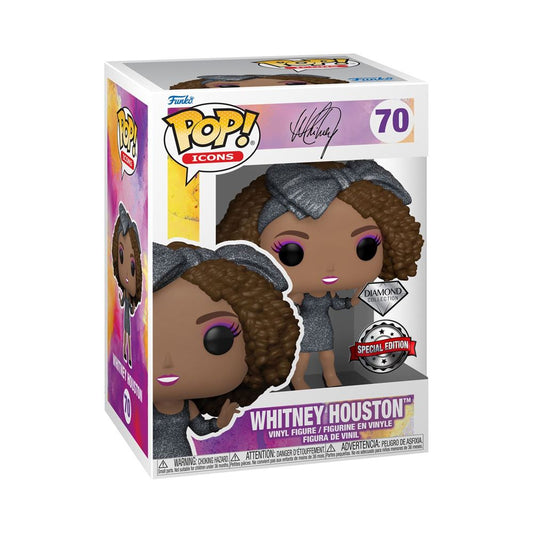 Funko Pop! Whitney Houston 70 Diamond Special Edition + Free Protector
