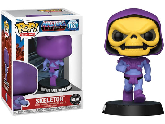 Funko Pop! Masters of the Universe - Skeletor 1787 Until We Meet Again MEME Figure + Pop Protector