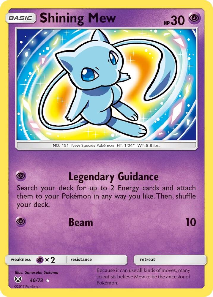 Pokemon TCG! Shining Mew - Shining Legends (SHL)