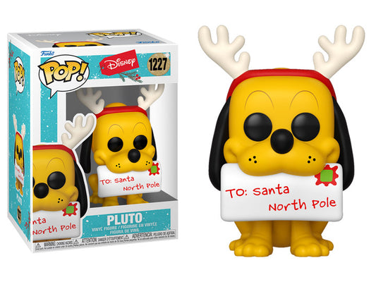 Funko Pop! Disney Holiday Pluto 1227 + Free Protector