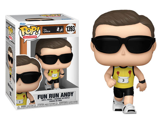 Funko Pop! The Office Fun Run Andy 1393 + Free Protector