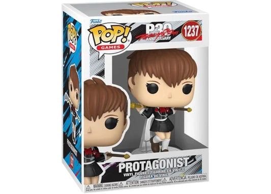 Funko Pop! Persona 5 30th Anniversary - Protagonist 1237 Figure + Pop Protector