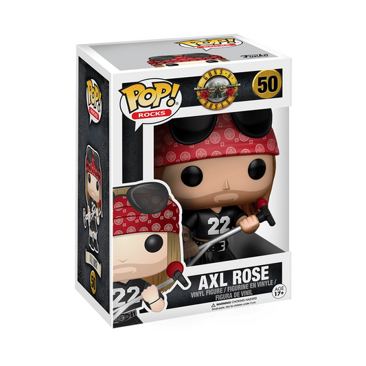 Funko Pop! Guns N Roses : Axl Rose 50 Figure + Pop Protector