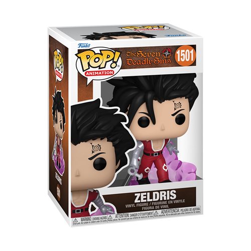 Seven Deadly Sins Zeldris Funko Pop! Vinyl Figure #1501 + PoP Protector