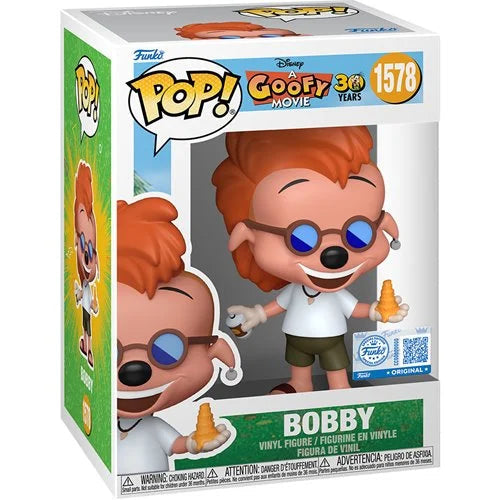 Funko Pop! Disney A Goofy Movie 30th Anniversary - Bobby 1578 Funko Special Edition + Pop Protector