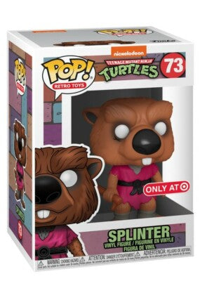 Funko Pop! Teenage Mutant Ninja Turtles - Splinter 73 Target Exclusive Figure + Pop Protector