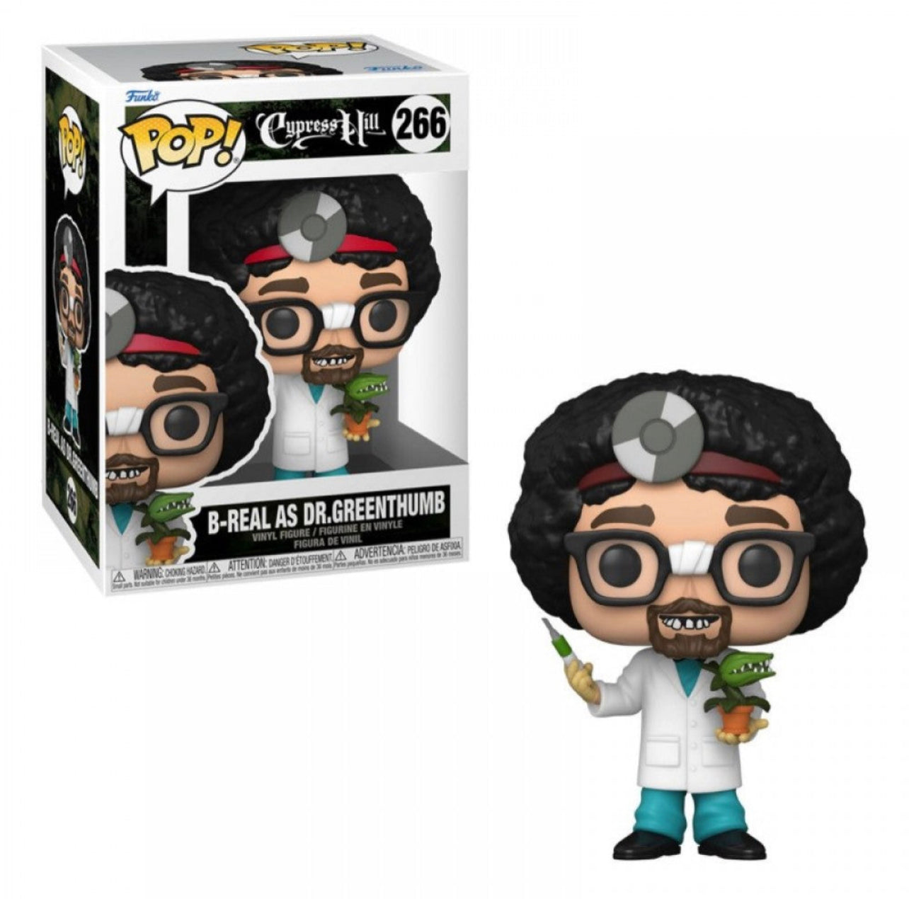 Funko Pop! Cypress Hill B-Real As Dr.Greenthumb 266 + Free Protector (box ware)