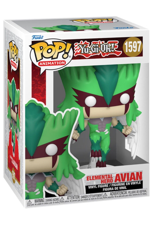 Funko Pop! Vinyl: Yu-Gi-Oh! - Elemental Hero Avian #1597 + PoP Protector