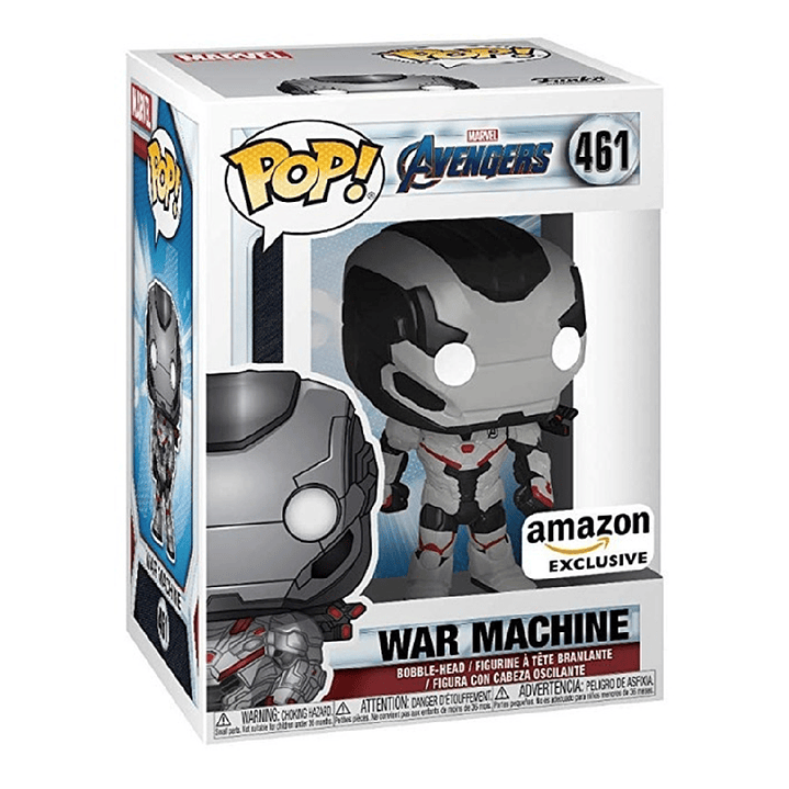 Funko Pop! Marvel Avengers - War Machine 461 Amazon Exclusive + Free Protector
