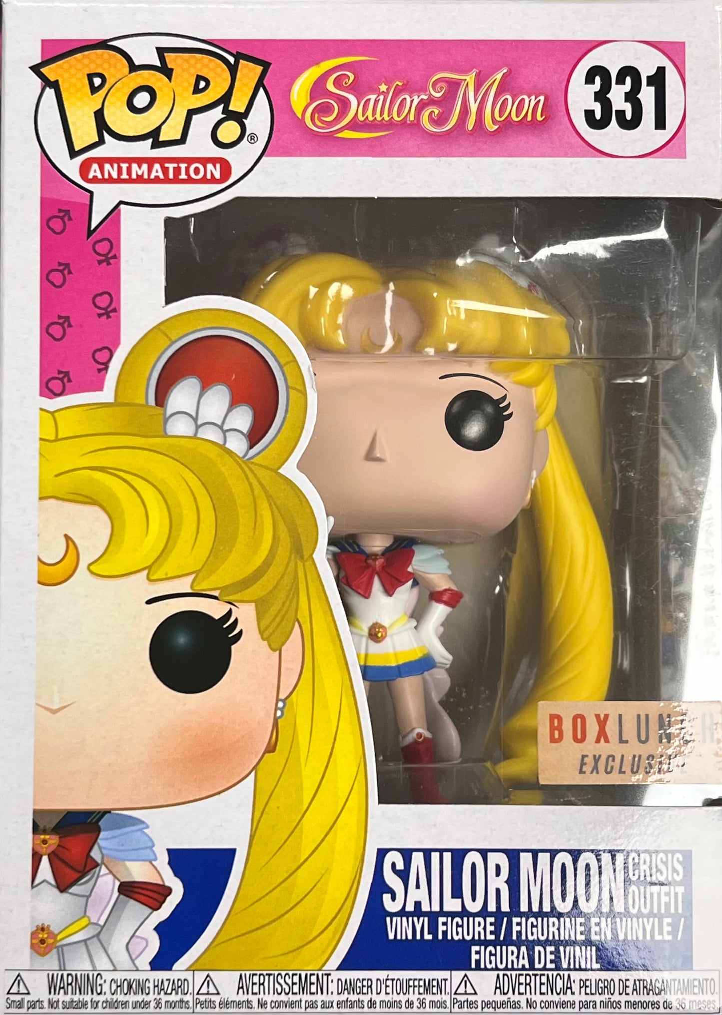 Funko Pop! Sailor Moon Crisis Outfit 331 BoxLunch Exclusive + Pop Protector