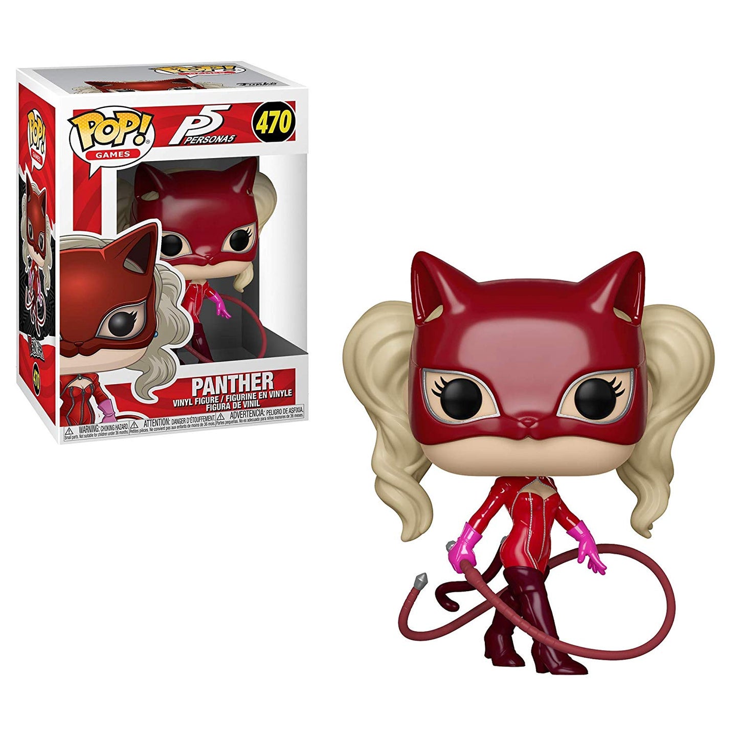 Funko Pop! Persona5 - Panther 470 Figure + Pop Protector