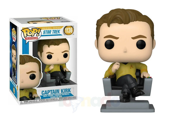 Funko Pop! Original Series Star Trek - Captain Kirk 1136 + Pop Protector