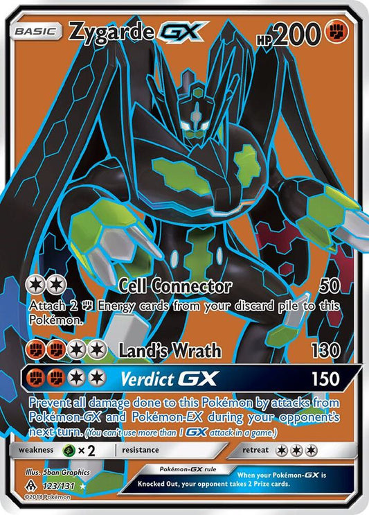 Pokemon TCG! Zygarde GX (Full Art) - SM - Forbidden Light (SM06)