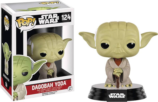 Funko Pop! Star Wars Dagobah Yoda 124 + Free Protector (box ware)