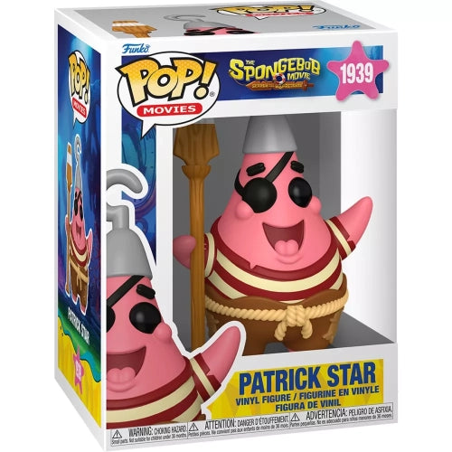 Funko Pop! The SpongeBob Movie Search For SquarePants - Patrick Star 1939 Figure + Pop Protector