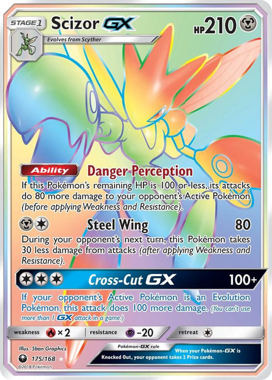 Pokemon TCG! Scizor GX (Secret) - SM - Celestial Storm (CES)