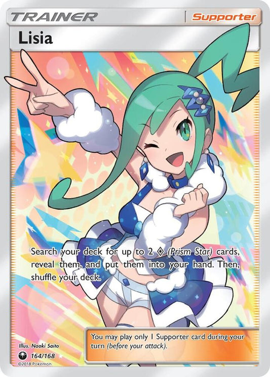 Pokemon TCG! Lisia (Full Art) - SM - Celestial Storm (CES)