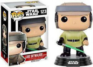 Funko Pop! Star Wars - Luke Skywalker [Endor] 123 Figure + Pop Protector (Box Damage)