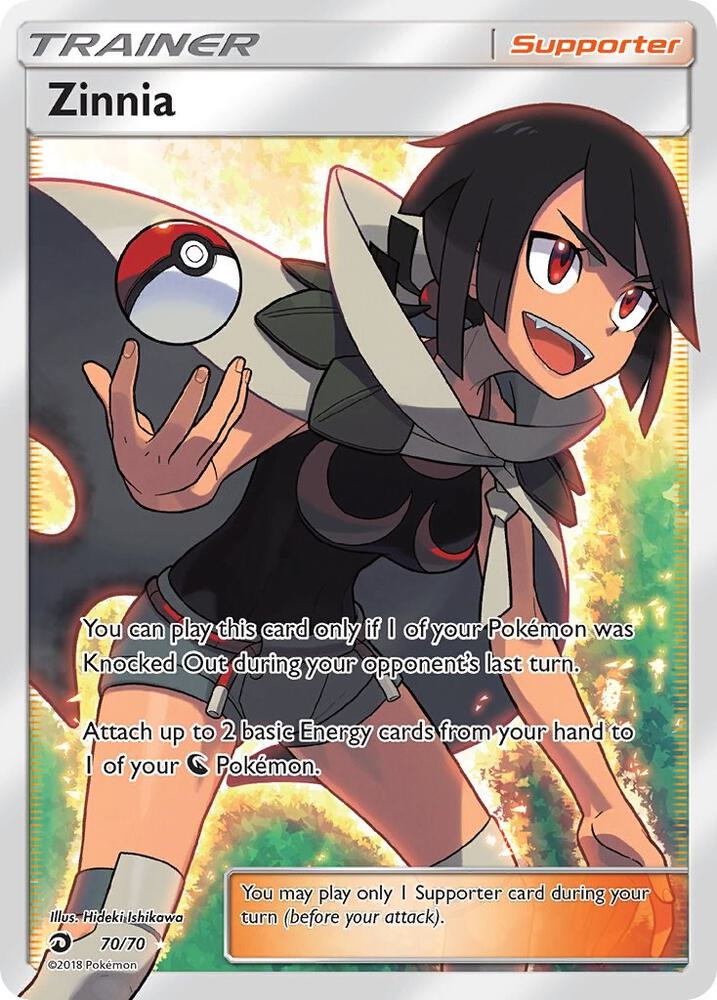Pokemon TCG! Zinnia (Full Art) - Dragon Majesty (DRM)