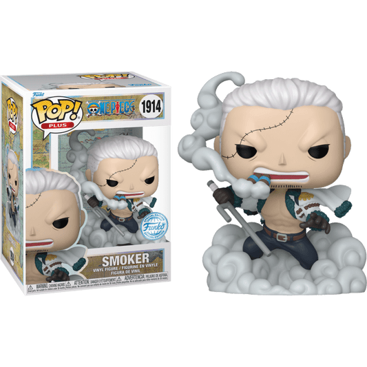 Funko Pop! One Piece : Smoker 1914 Funko Special Edition + Pop Protector