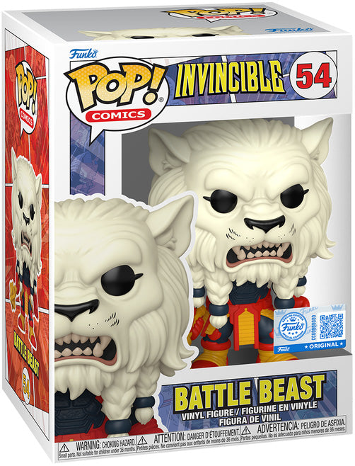Funko Pop! Invincible- Battle Beast 54 Funko Special Edition Figure + Pop Protector