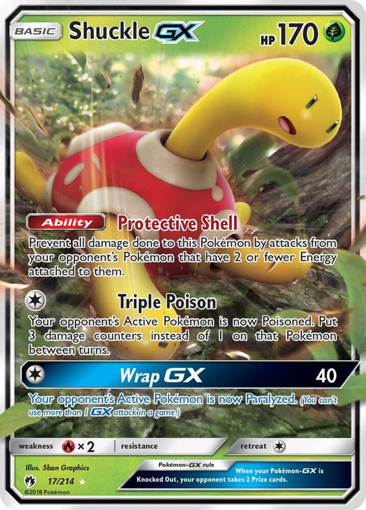 Pokemon TCG! Shuckle GX - SM - Lost Thunder (SM8)
