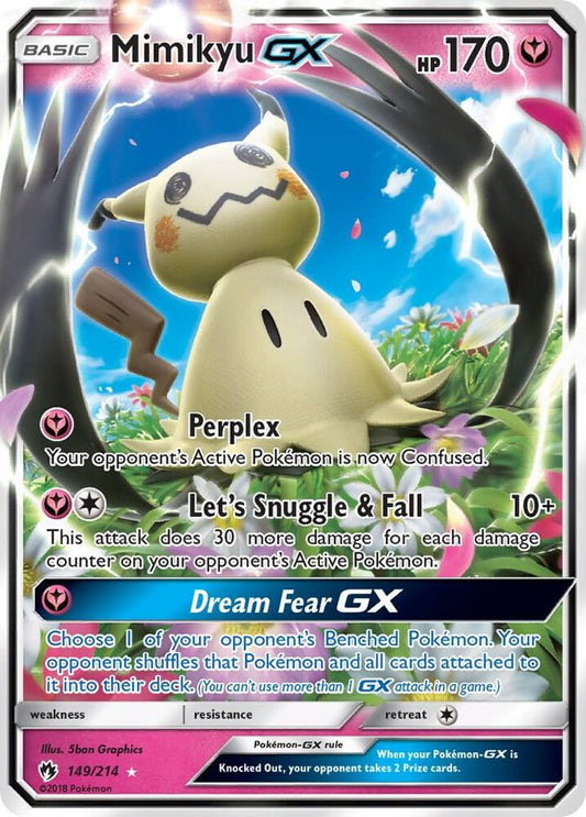 Pokemon TCG! Mimikyu GX - SM - Lost Thunder (SM8)