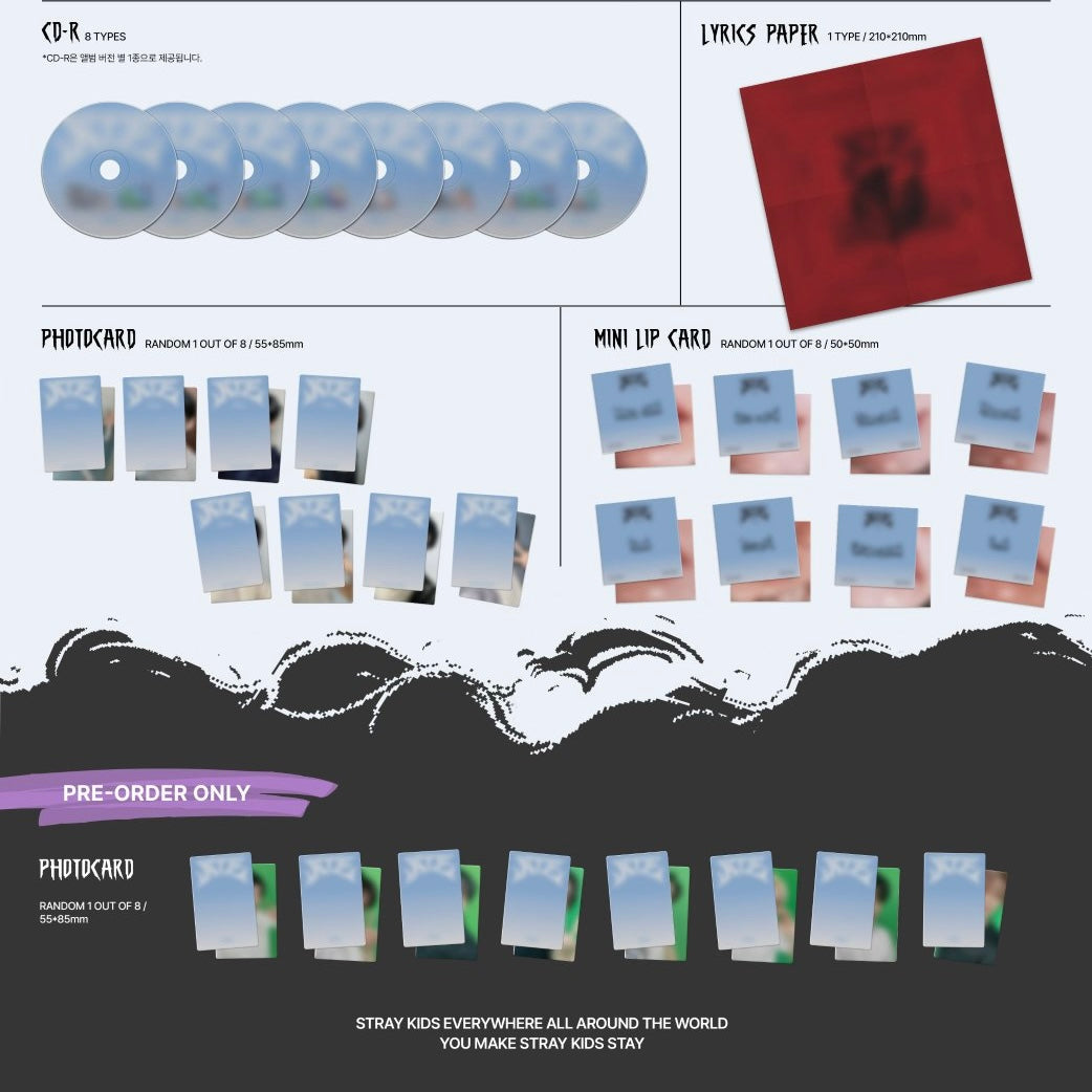 K-POP STRAY KIDS - ATE ALBUM (ACCORDION VER.) SEUNGMIN VERSION