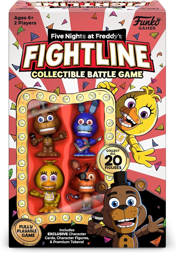 Funko Games! Five Mights at Freddy’s (FNAF) Fightline Collectible Battle Game Premier Pack