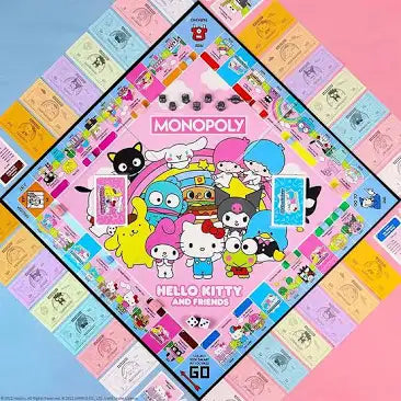 Sanrio Hello Kitty and Friends Collectors Edition Monoply Board Game