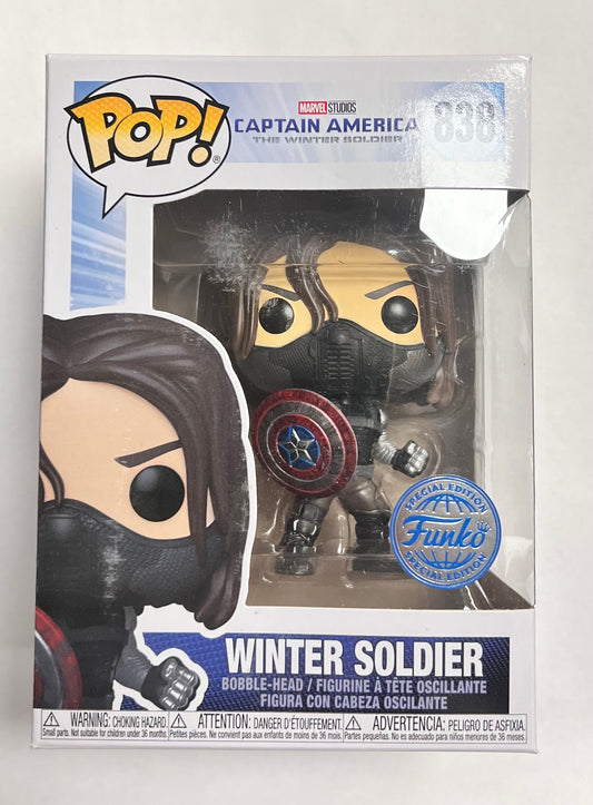 Funko Pop! Marvel Studios Captain America The Winter Soldier 838 Funko Special Edition + Free Protector