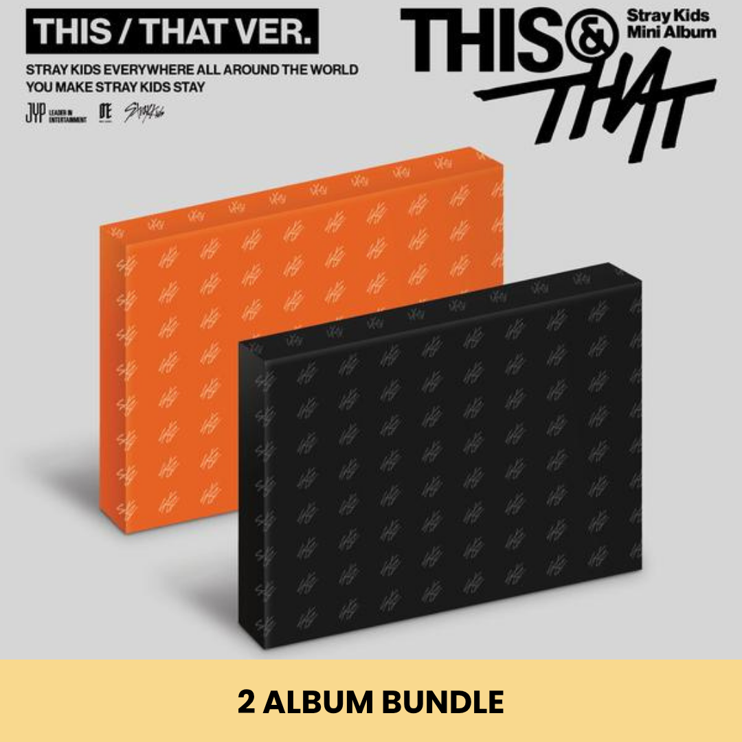 (PRE-ORDER) K-POP STRAY KIDS - THIS & THAT (2 VERSIONS) BUNDLE