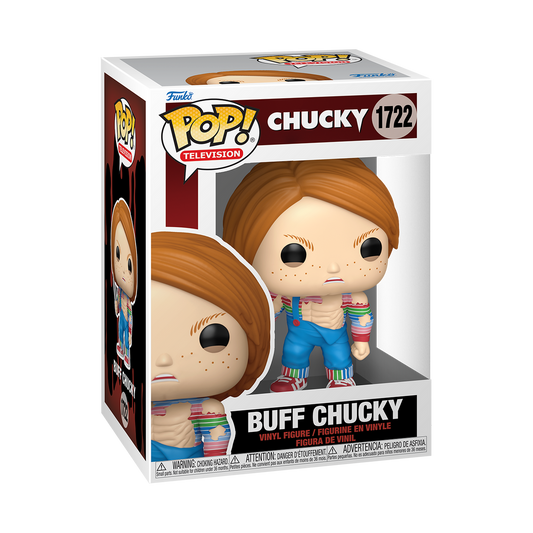 Funko Pop! Chucky - Buff Chucky 1722 Figure + Pop Protector