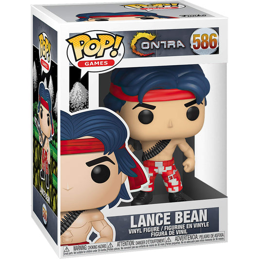 Funko Pop! Contra - Lance Bean 586 Figure + Pop Protector