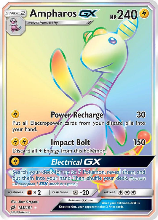 Pokemon TCG! Ampharos GX (Secret) - SM - Team Up (SM9)