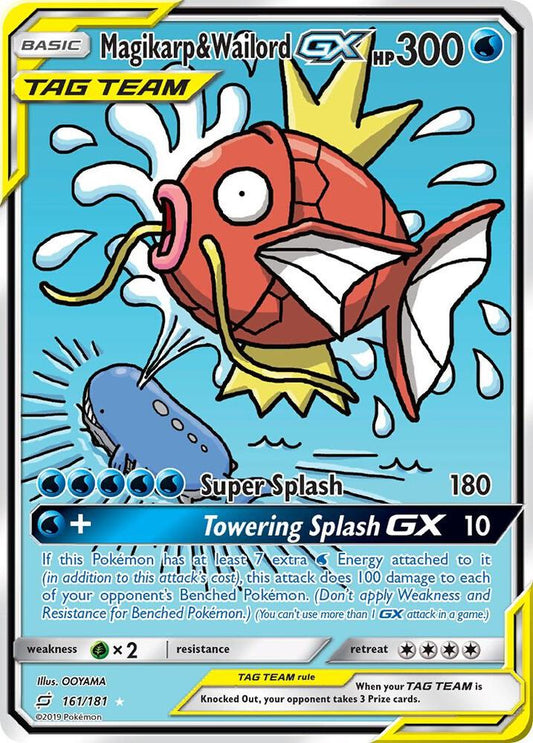 Pokemon TCG !Magikarp & Wailord GX (Alternate Full Art) - SM - Team Up (SM9)