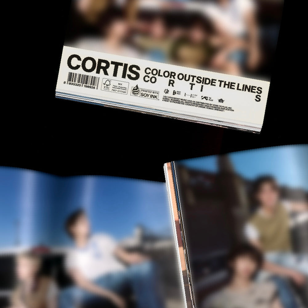 K-POP CORTIS - THE 1ST EP [COLOR OUTSIDE THE LINES] ALBUM (3 VERSIONS)