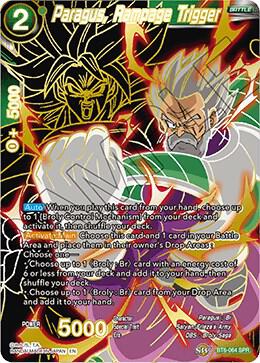 Dragon Ball TCG! Paragus, Rampage Trigger (SPR) - Destroyer Kings (DBS-B06)