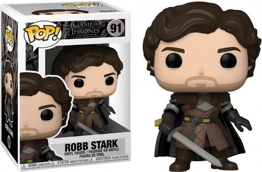 Funko Pop! Game of Thrones The Iron Anniversary - Robb Stark 91 (VAULTED) + Free Protector