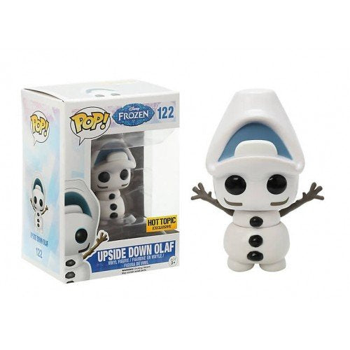 Funko Pop! Disney Frozen - Upside Down Olaf 122 Hot Topic Exclusive (VAULTED) + Free Protector