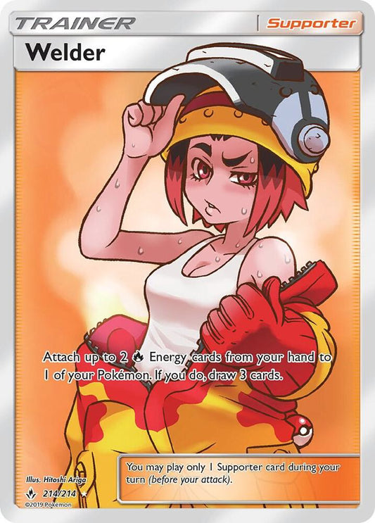 Pokemon TCG! Welder (Full Art) - SM - Unbroken Bonds (SM10)