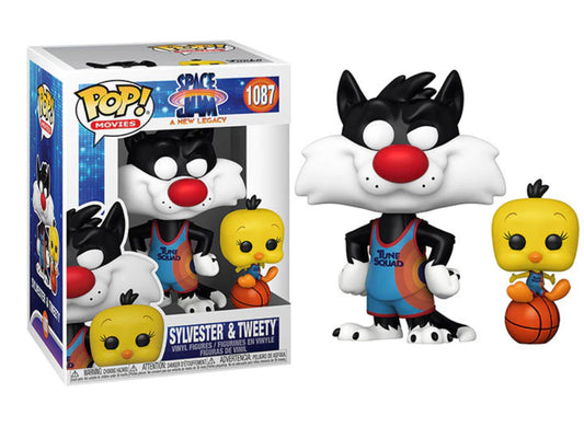 Funko Pop! Space Jam A New Legacy Sylvester & Tweety 1087 + Free Protector